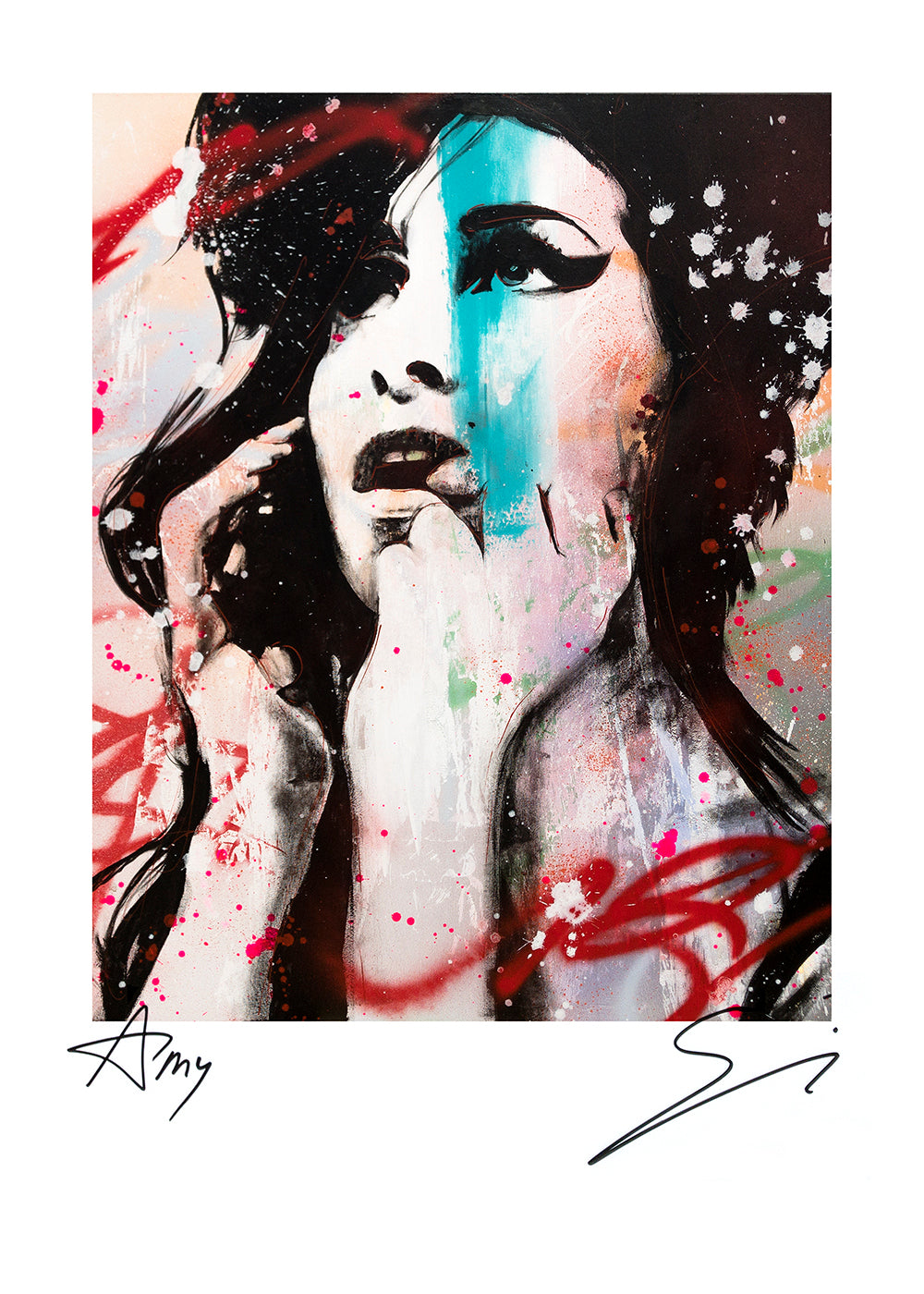 Lámina. Amy Winehause. Popart. Streetart.